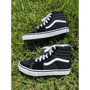 VANS Black Sk8-Hi Sneakers Juniors Size 4.5
